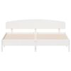 vidaXL voodiraam ilma madratsita, valge, 180 x 200 cm, m&auml;nnipuit