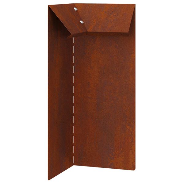 vidaXL &Uuml;kssarviku aed Rooste 10 x 10 x 25 cm terase t&uuml;&uuml;p