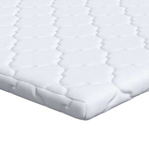 vidaXL Kookosp&auml;hkli maat&auml;itja Valge 70 x 200 cm Žakaarkangas
