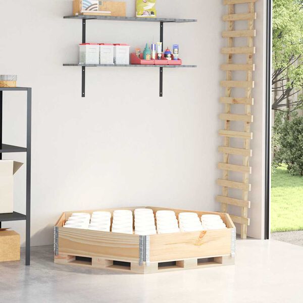 vidaXL taimekast kuusnurk, 160x160 cm, m&auml;nnipuit