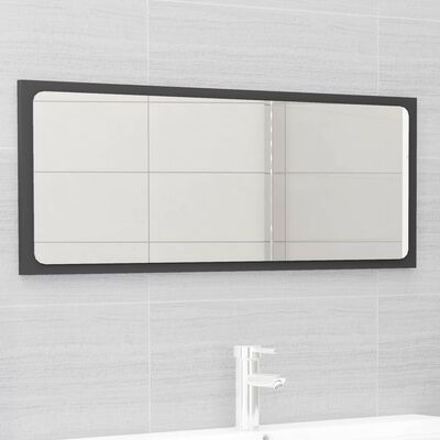 vidaXL 2-osaline vannitoamööbli komplekt, hall, puitlaastplaat