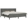 vidaXL Voodiraam madratsiga madratsiga Tumehall 200 x 200 cm Samet