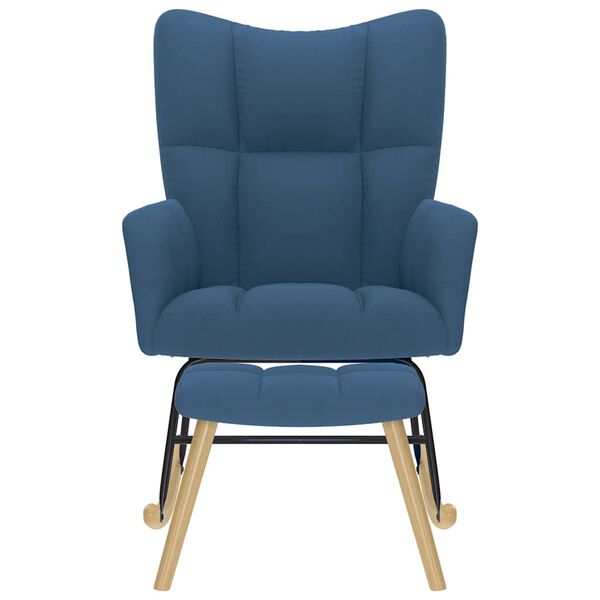 vidaXL kiiktool jalapingiga, sinine, kangas