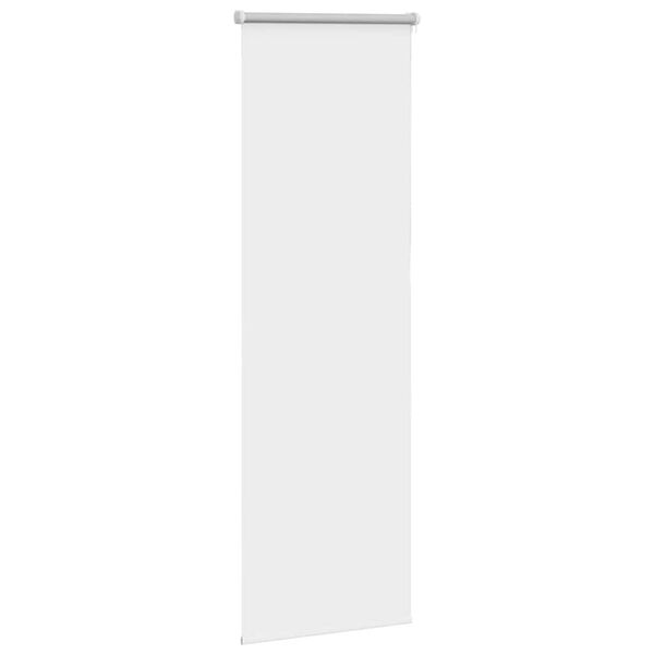 vidaXL pimendav ruloo valge 50x130 cm kanga laius 45,7 cm pol&uuml;ester