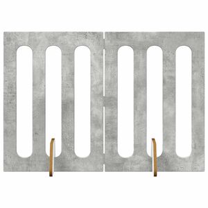 vidaXL Volditav lemmikloomade aed 2 pcs BetoonHall 100,5 x 38 x 70 cm