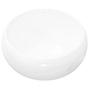 vidaXL &uuml;mar keraamiline valamu 40 x 15 cm valge