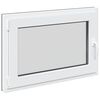 vidaXL Keldriakendus RISOR 90 x 70 cm PVC ja klaas Antratsiit