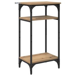 vidaXL K&uuml;lglaud riiuliga K&auml;sit&ouml;&ouml;puu 40 x 30 x 75 cm Tehispuit