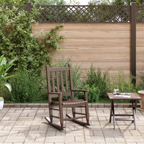 vidaXL kiiktool lastele, pruun, paplipuit