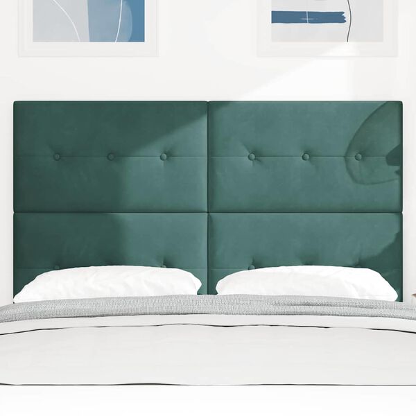 vidaXL Peats peaga Tume rohelise 144 cm Kunstnahk