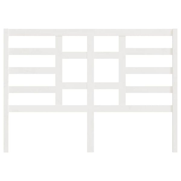 vidaXL voodipeats, valge 146x4x104 cm m&auml;nnipuit