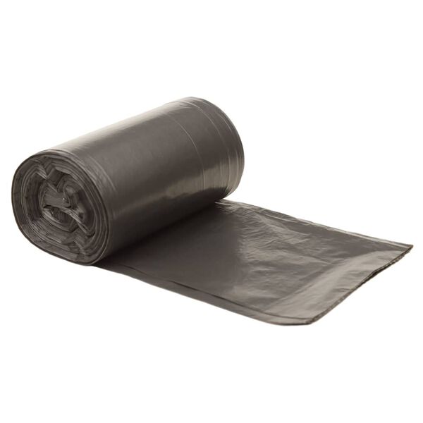 vidaXL prügikotid, 250 tk, must, 35 l