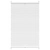 Plisseekardin 80 x 150 cm valge