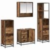 vidaXL Vannitoa m&ouml;&ouml;bleset 4 tk Vana puit 65 x 33 x 60 cm Tehispuit