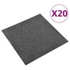 vidaXL Vaip 20 pcs Antratsiit 50 x 50 cm 100% pol&uuml;prop&uuml;leen