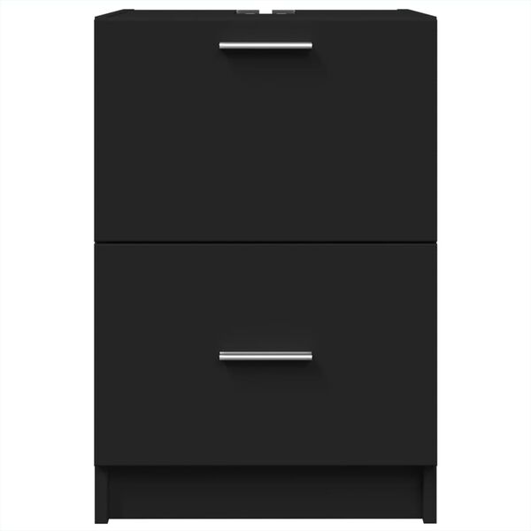 vidaXL valamukapp, must, 40x37x59 cm tehispuit