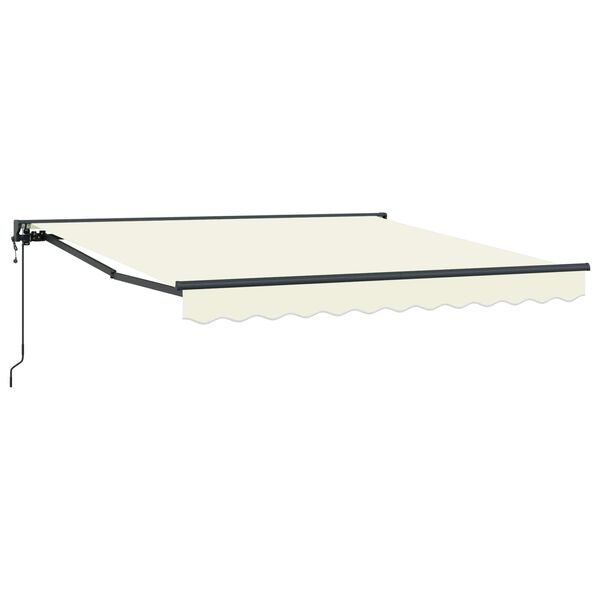 vidaXL Kailastud raam cream 300 x 250 cm Pol&uuml;ester PU-kattega