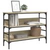 vidaXL konsoollaud, Sonoma tamm, 100x32x75 cm, tehispuit