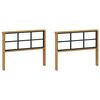 vidaXL K&auml;etugede moodul 2 pcs Valge 80 x 6 x 61 cm Tugev akatsiapuu