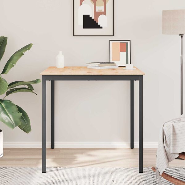 vidaXL Baarilaud Neutraalne 110 x 55 x 105 cm Tahke m&auml;nd