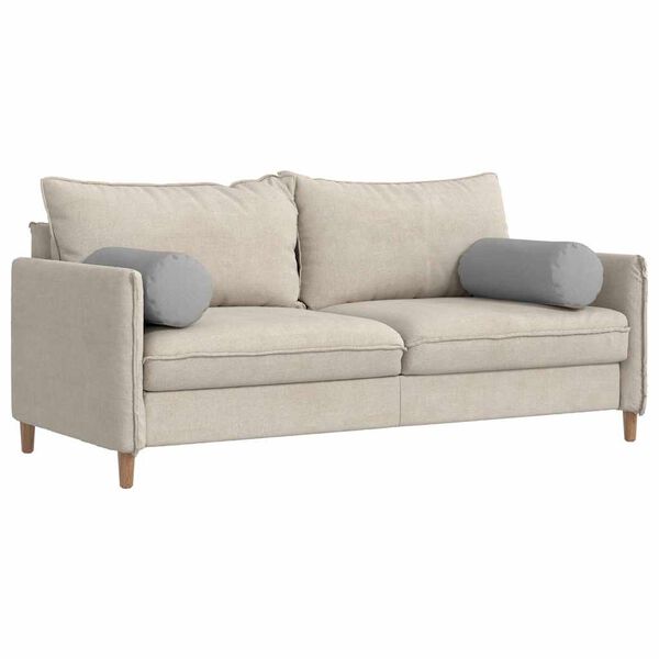 vidaXL Padjad 2 pcs Pilvine hall &Oslash; 25 x 70 cm kangas