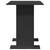 vidaXL S&ouml;&ouml;gilaud Must 110 x 60 x 75 cm Tehispuit