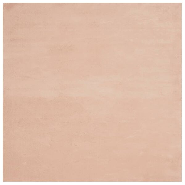 vidaXL vaip HUARTE, l&uuml;hikese narmaga, pestav, kahvaturoosa, 200x200 cm