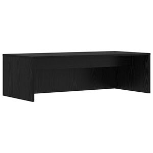 vidaXL Seinale kinnitatud laud Must tamm Tehispuit 100 x 45 x 30 cm