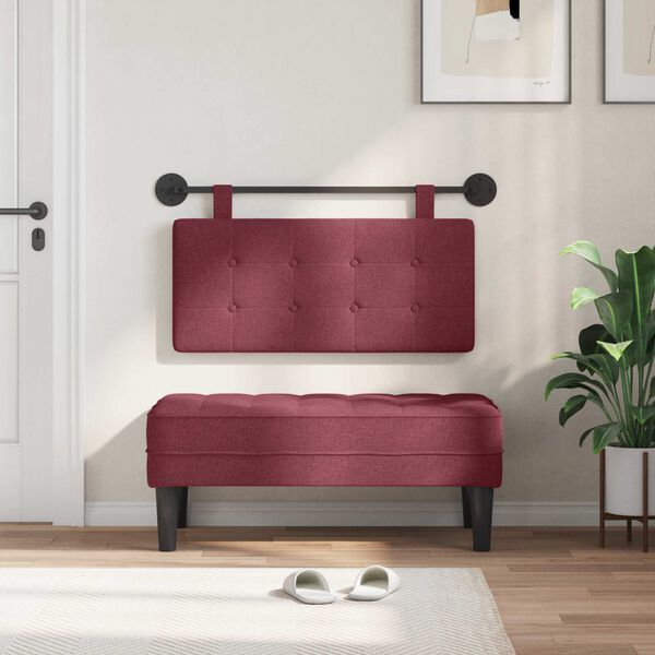 vidaXL Rippuv Peatoe Veinpunane 100 x 55 x 5 cm kangas