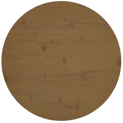 vidaXL lauaplaat, pruun, Ø60 x 2,5 cm, täismännipuit