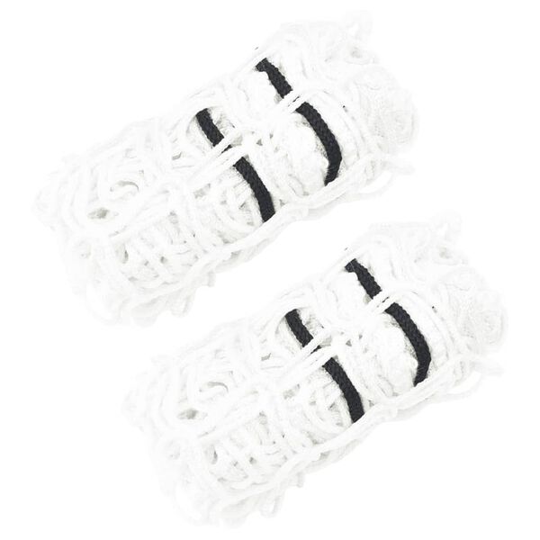 vidaXL heinav&otilde;rgud 2 tk, &uuml;mmargune, valge, 100 x 100 cm, PP