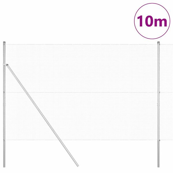 vidaXL Aiapost H&otilde;bedane 10 x 1,5 m (16 x 16 mm v&otilde;rgustik) Teras