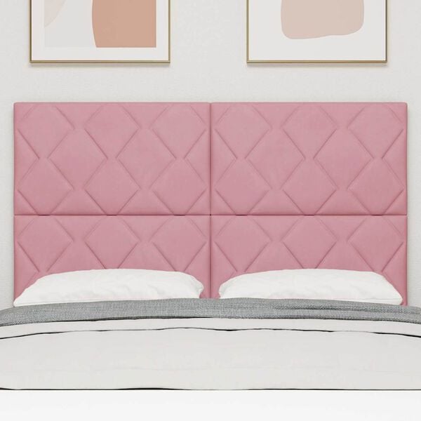 vidaXL Peats peaga Roosa 160 cm Samet