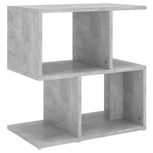 vidaXL &ouml;&ouml;kapp, betoonhall, 50 x 30 x 51,5 cm, tehispuit