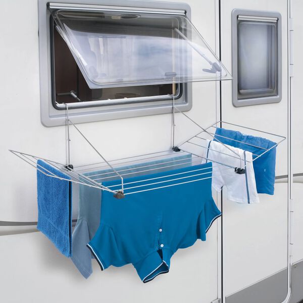 Tomado riputatav kuivatusrest "Tilburg" 12 m, hõbedane