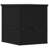 vidaXL Salvestuskarp Must tamm 30 x 35 x 35 cm Tehispuit