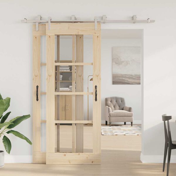 vidaXL liuguksetarvikute komplekt, 200 cm, roostevaba teras, hõbedane