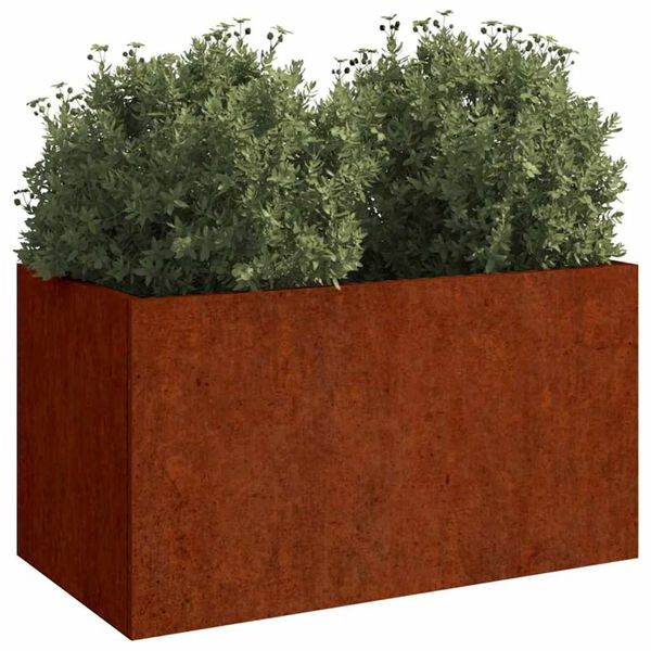 vidaXL taimekast, 62x40x39 cm, Corten teras