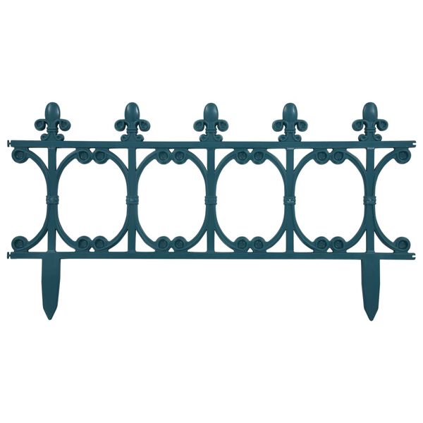 vidaXL murupiirded 16 tk rohelised 10 m PP