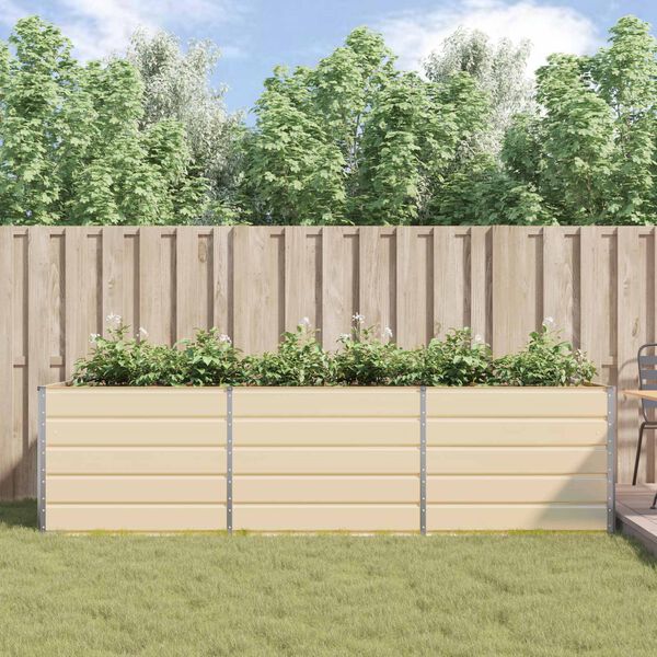 vidaXL Taimekast Ebarealne 195 x 100 x 45 cm Tsinkteras