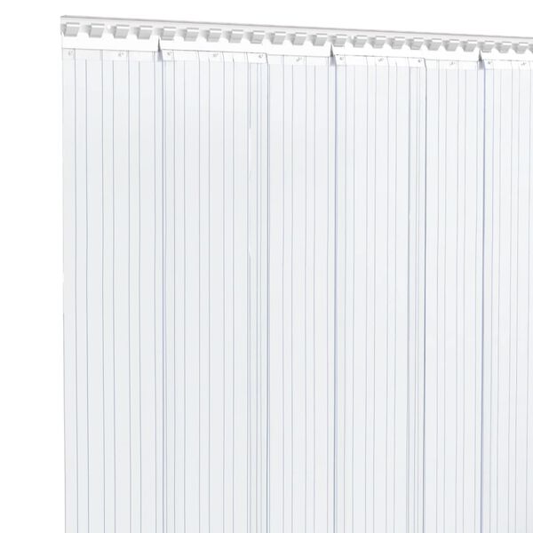 vidaXL uksekardin, l&auml;bipaistev, 300 mm x 2,6 mm 25 m, PVC