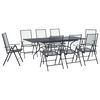 vidaXL Aia s&ouml;&ouml;gilaudade komplekt 9 pcs Antratsiit 212 x 90 x 76 cm
