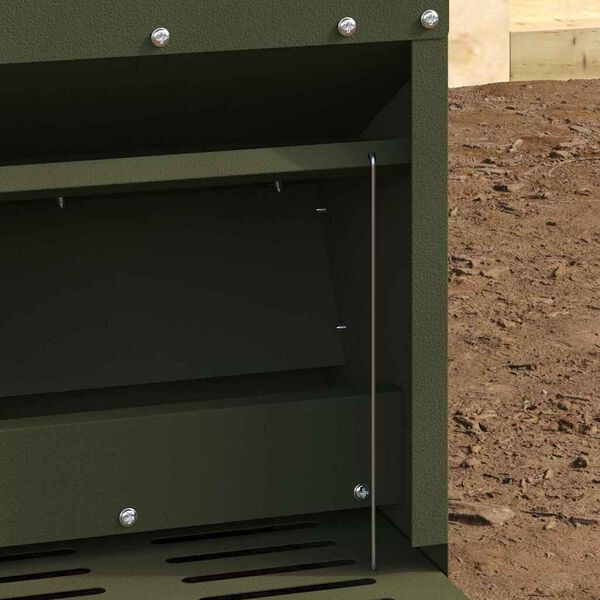 vidaXL Kana rattas&ouml;&ouml;tja K&uuml;pset roheline 25 x 42 x 40 cm