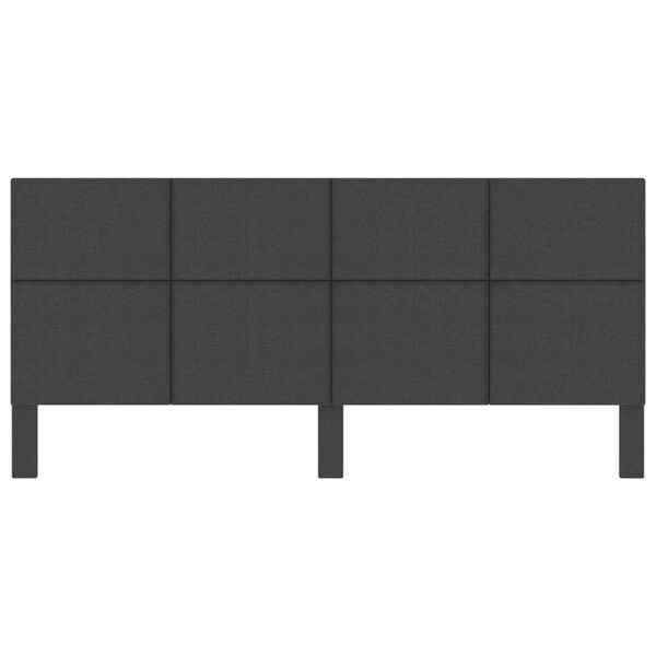 vidaXL voodipeats tumehallist kangast 200 x 200 cm