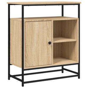 vidaXL kummut Sonoma tamm 69 x 35 x 80 cm t&ouml;&ouml;deldud puit
