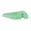 vidaXL kasvuhoone terasraamiga, roheline, 144 m&sup2;, 24x6x2,85 m