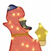 vidaXL 3 Wise Men Christmas Lighting 3 pcs Soe valge 105 cm kangas