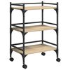 vidaXL K&ouml;&ouml;gik&auml;ru Sonoma tamm 50 x 35 x 75,5 cm Tehispuit