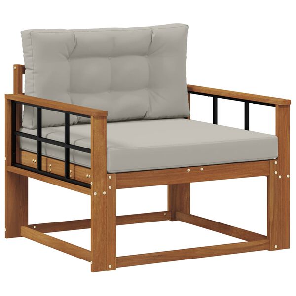 vidaXL V&auml;ljas Keskmine Diivan Tugev akatsiapuu Neutraalne