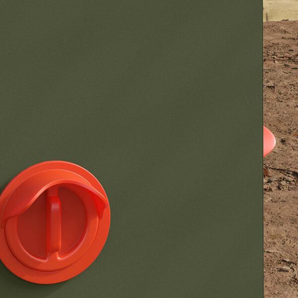 vidaXL Kanali feeder Küpset roheline 32,5 x 20,5 x 43 cm